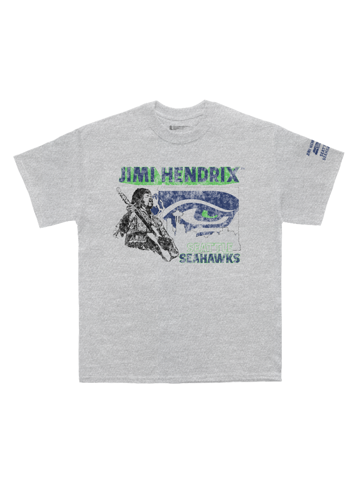 Jimi Hendrix x Seattle Seahawks Tee