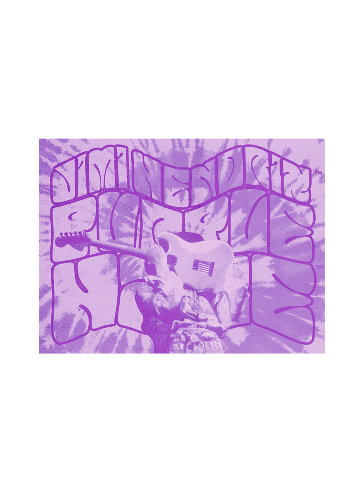 Purple Haze Swirl Poster