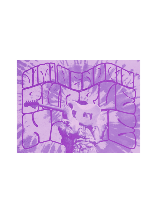 Purple Haze Swirl Poster