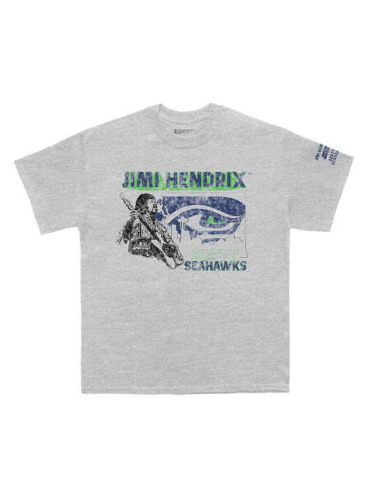 Jimi Hendrix x Seattle Seahawks Tee
