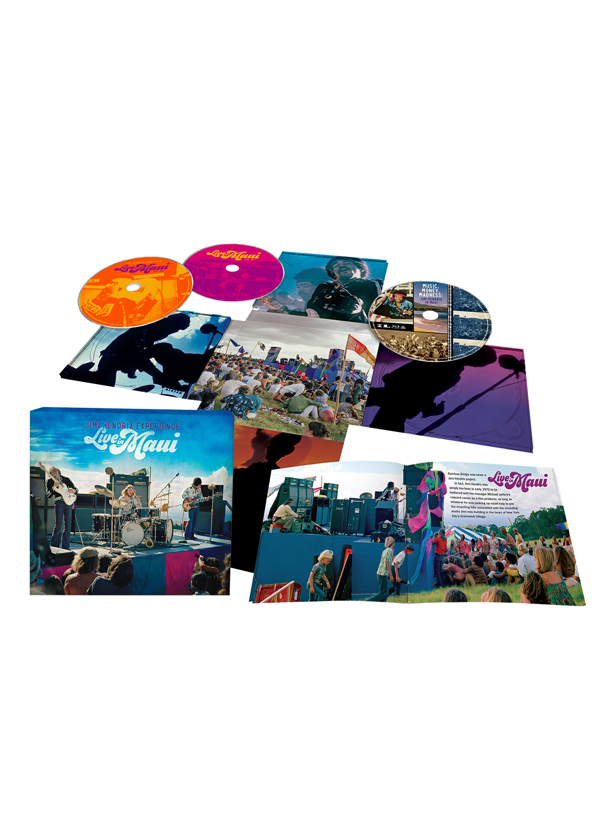 The Jimi Hendrix Experience: Live in Maui - 2CD/1 Blu-ray Box Set