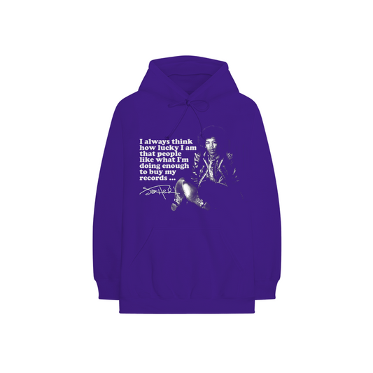 Hendrix Lucky Purple Hoodie