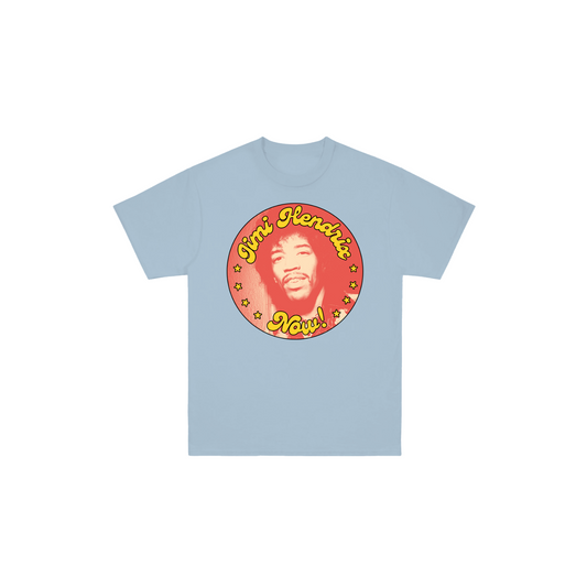 Jimi Hendrix Now! Light Blue T-Shirt