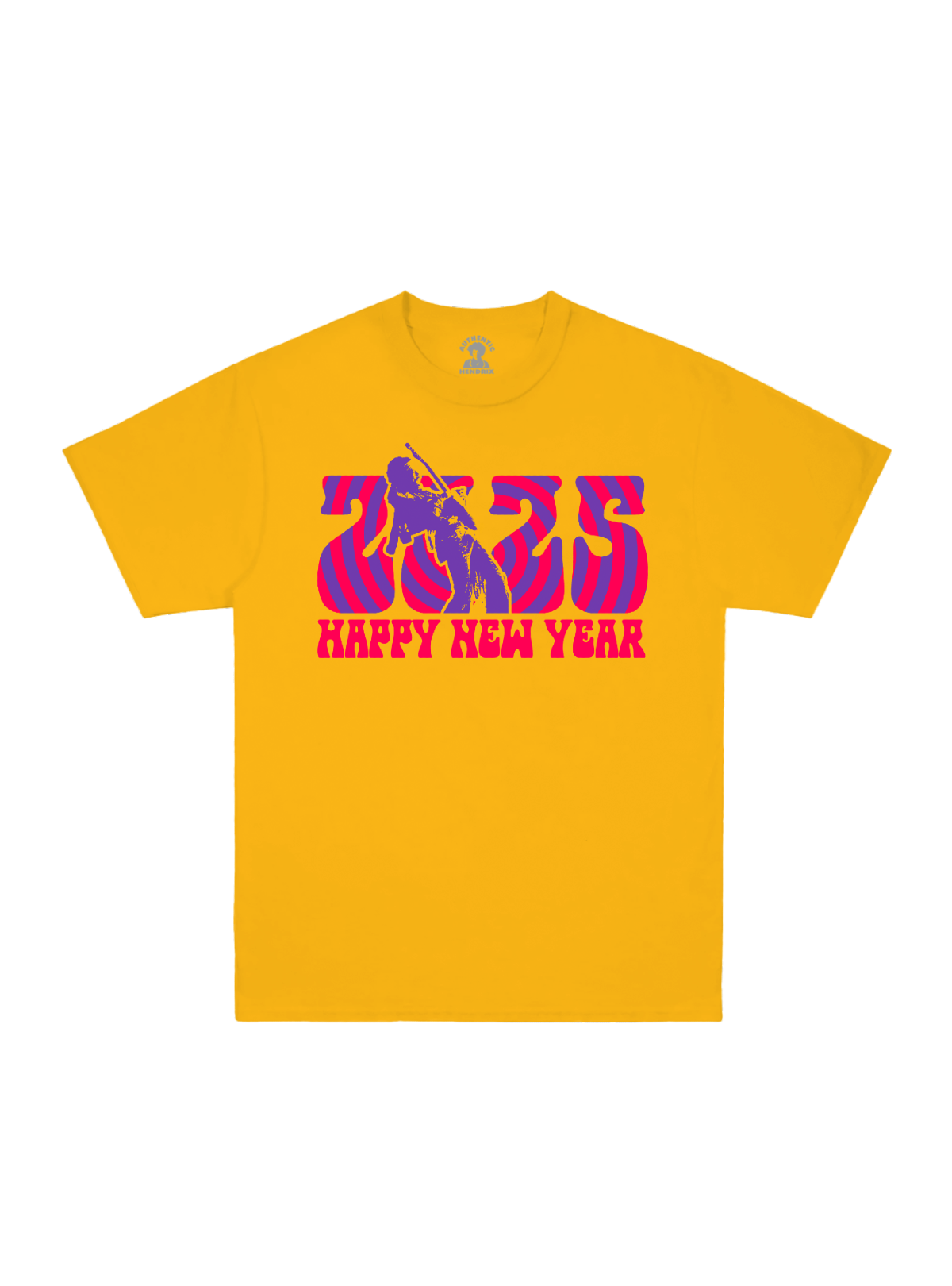 Jimi Hendrix 2025 Tee Bright Gold